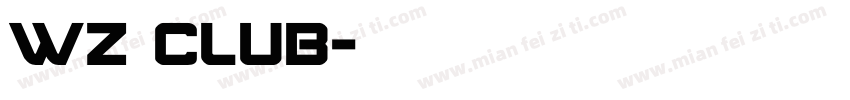 wz club字体转换